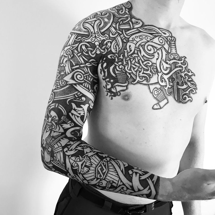 I Make Vikings Out Of People With My Tattoo Designs (16 Pics) I Make Vikings Out Of People With My Tattoo Designs (16 Pics)