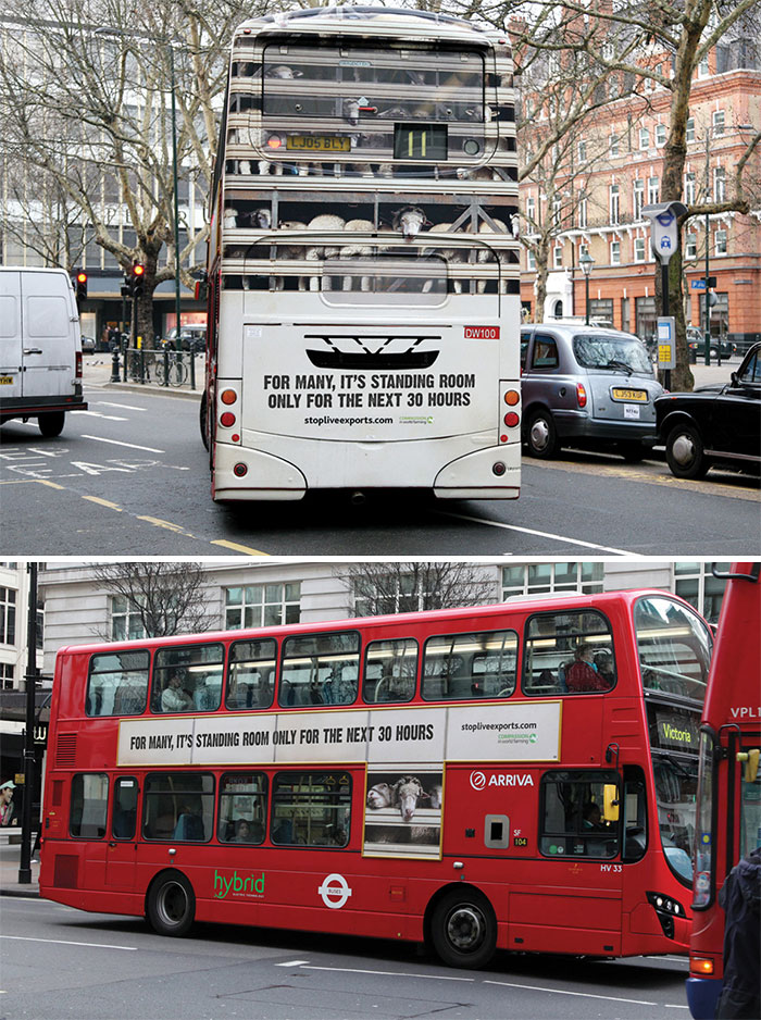 Here Are My Favorite Examples Of Ingenious Bus Advertising (50 Pics)