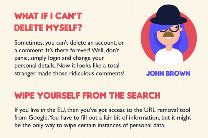 Here’s An Infographic Showing How Anyone Can Disappear From The Internet Completely Here’s An Infographic Showing How Anyone Can Disappear From The Internet Completely