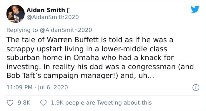 Viral Thread Busts The Myth About Famous Billionaires Starting Out “Poor” Viral Thread Busts The Myth About Famous Billionaires Starting Out “Poor”