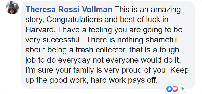 24 Y.O. Garbage Collector Gets Admitted To Harvard After Receiving Huge Support From His Colleagues To Pursue His Education 24 Y.O. Garbage Collector Gets Admitted To Harvard After Receiving Huge Support From His Colleagues To Pursue His Education