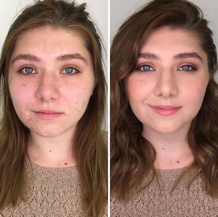 How Women Do Their Own Makeup Vs. How A Professional Does It (29 Pics) How Women Do Their Own Makeup Vs. How A Professional Does It (29 Pics)