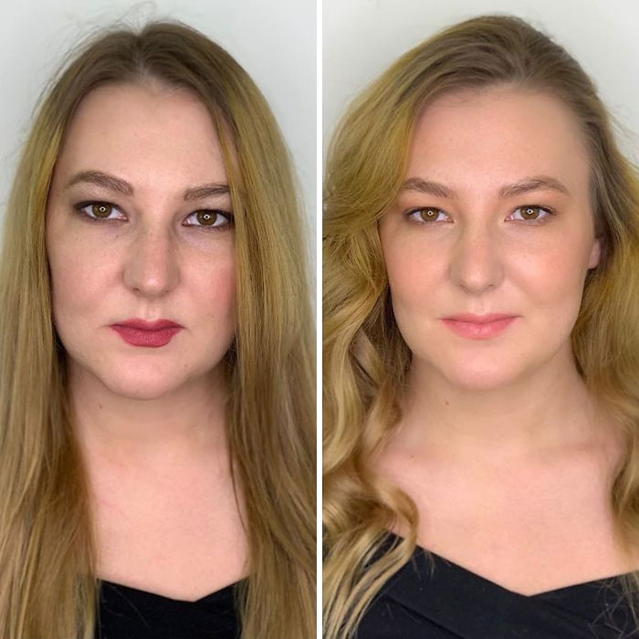 How Women Do Their Own Makeup Vs. How A Professional Does It (29 Pics) How Women Do Their Own Makeup Vs. How A Professional Does It (29 Pics)