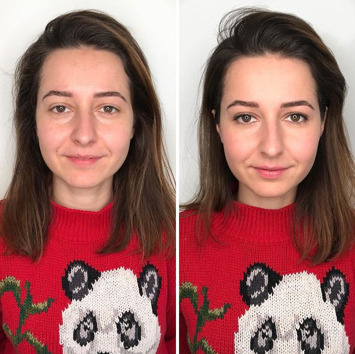 How Women Do Their Own Makeup Vs. How A Professional Does It (29 Pics) How Women Do Their Own Makeup Vs. How A Professional Does It (29 Pics)