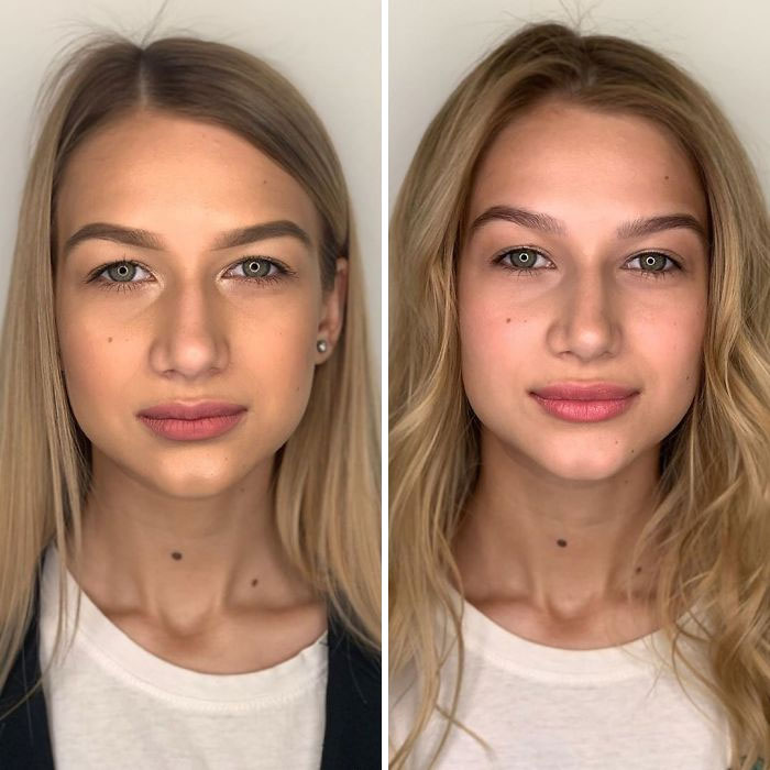 How Women Do Their Own Makeup Vs. How A Professional Does It (29 Pics) How Women Do Their Own Makeup Vs. How A Professional Does It (29 Pics)