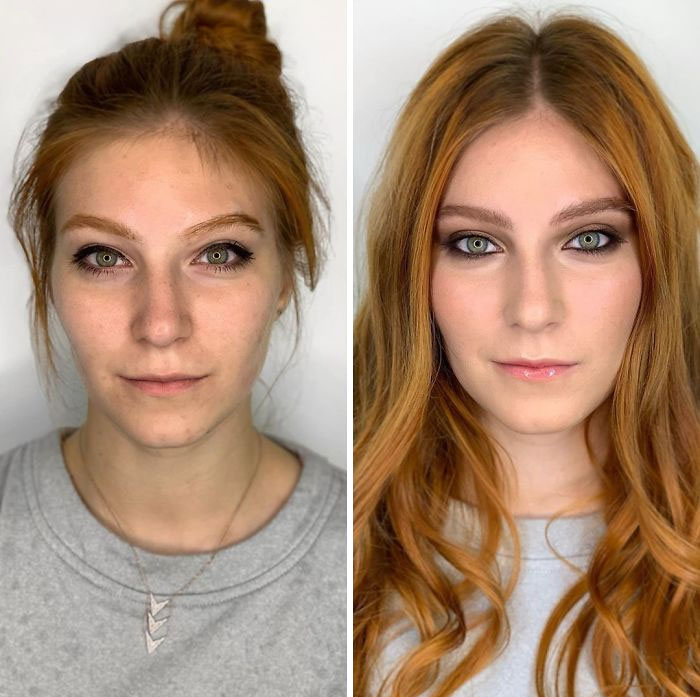 How Women Do Their Own Makeup Vs. How A Professional Does It (29 Pics) How Women Do Their Own Makeup Vs. How A Professional Does It (29 Pics)