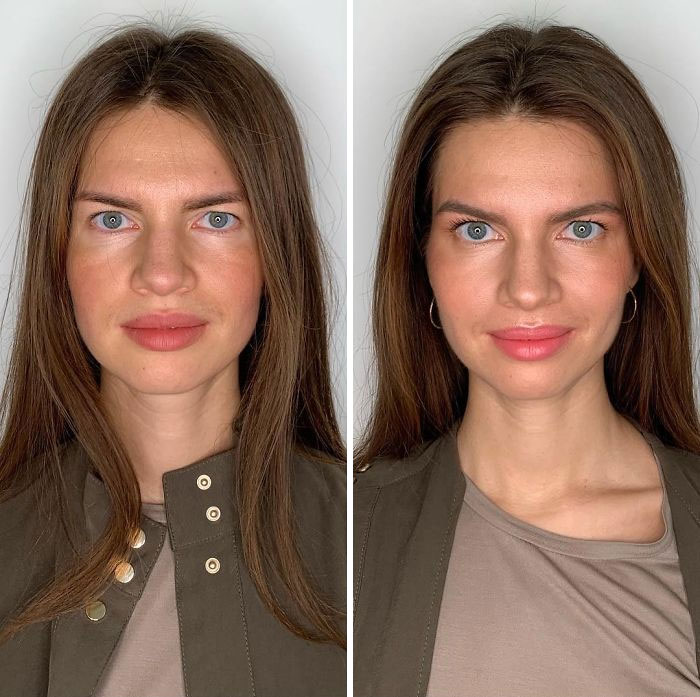 How Women Do Their Own Makeup Vs. How A Professional Does It (29 Pics) How Women Do Their Own Makeup Vs. How A Professional Does It (29 Pics)
