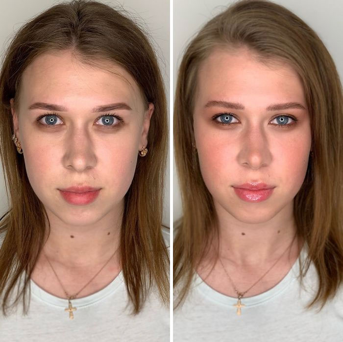 How Women Do Their Own Makeup Vs. How A Professional Does It (29 Pics) How Women Do Their Own Makeup Vs. How A Professional Does It (29 Pics)