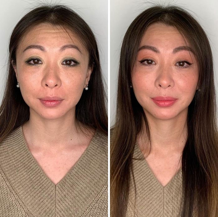 How Women Do Their Own Makeup Vs. How A Professional Does It (29 Pics) How Women Do Their Own Makeup Vs. How A Professional Does It (29 Pics)
