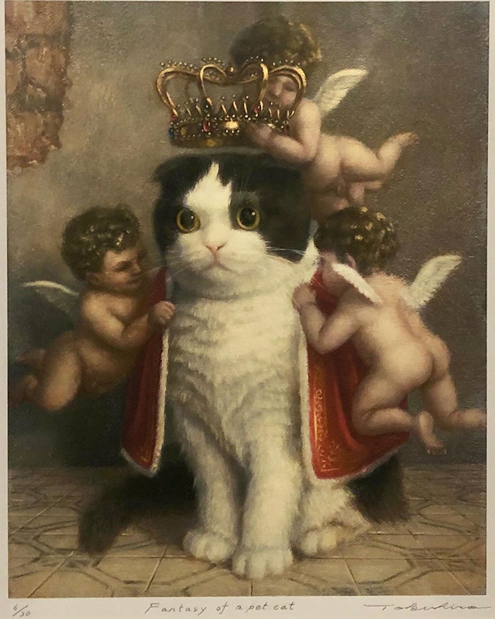 This Artist Captures The True Royalty Of Cats With His 11 Classical-Style Oil Paintings