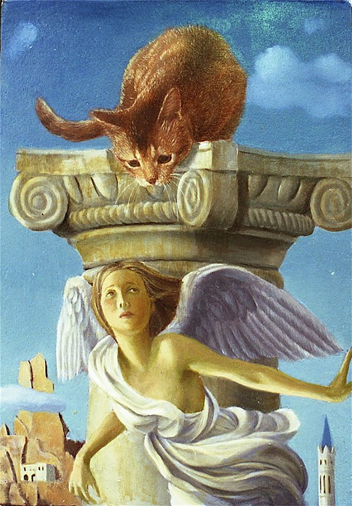 This Artist Captures The True Royalty Of Cats With His 11 Classical-Style Oil Paintings