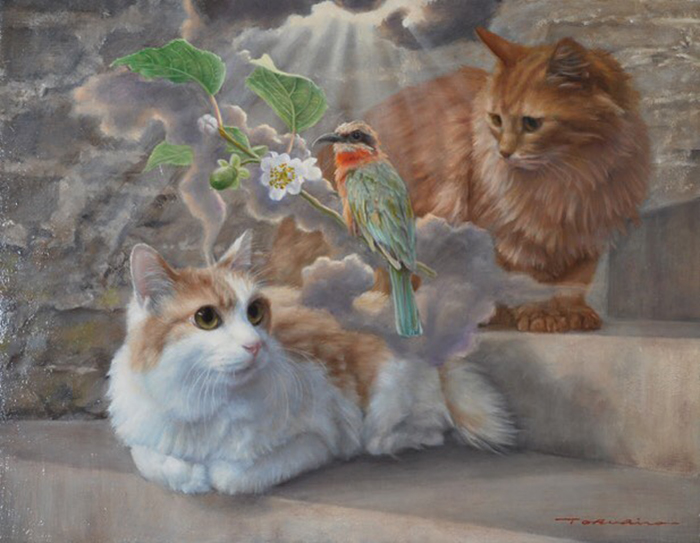 This Artist Captures The True Royalty Of Cats With His 11 Classical-Style Oil Paintings