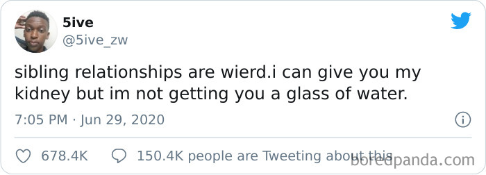 20 People On Twitter Illustrate How Weird Sibling Relationships Truly Are
