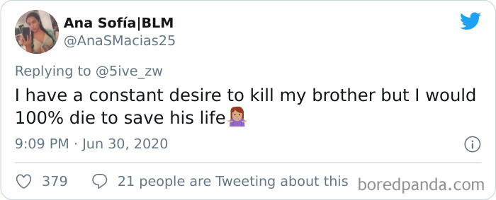 20 People On Twitter Illustrate How Weird Sibling Relationships Truly Are