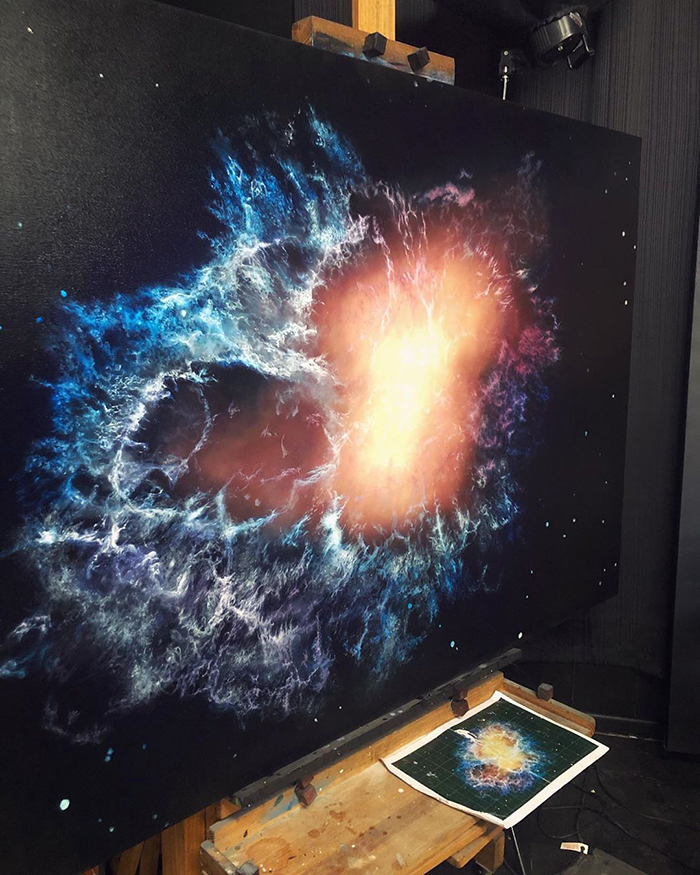 Artist Quits Desk Job To Create Mesmerizing Space Paintings, 4.5 Years Later, Her Portfolio Is Beautiful And Massive (39 Pics) Artist Quits Desk Job To Create Mesmerizing Space Paintings, 4.5 Years Later, Her Portfolio Is Beautiful And Massive (39 Pics)