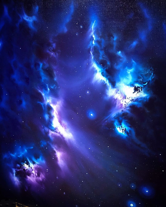 Artist Quits Desk Job To Create Mesmerizing Space Paintings, 4.5 Years Later, Her Portfolio Is Beautiful And Massive (39 Pics) Artist Quits Desk Job To Create Mesmerizing Space Paintings, 4.5 Years Later, Her Portfolio Is Beautiful And Massive (39 Pics)