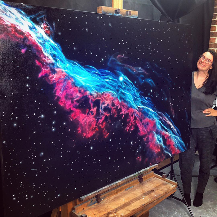 Artist Quits Desk Job To Create Mesmerizing Space Paintings, 4.5 Years Later, Her Portfolio Is Beautiful And Massive (39 Pics) Artist Quits Desk Job To Create Mesmerizing Space Paintings, 4.5 Years Later, Her Portfolio Is Beautiful And Massive (39 Pics)