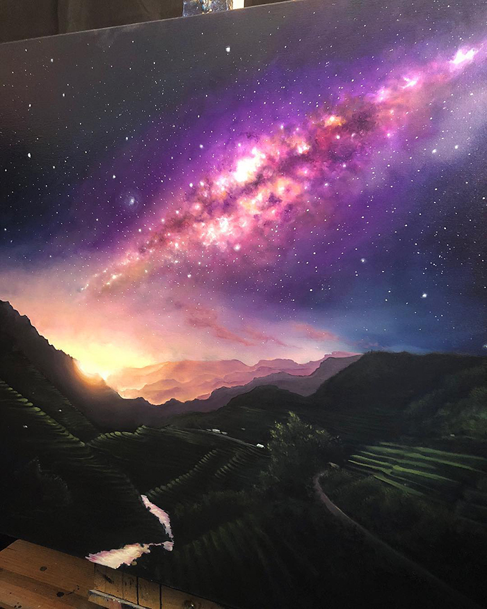 Artist Quits Desk Job To Create Mesmerizing Space Paintings, 4.5 Years Later, Her Portfolio Is Beautiful And Massive (39 Pics) Artist Quits Desk Job To Create Mesmerizing Space Paintings, 4.5 Years Later, Her Portfolio Is Beautiful And Massive (39 Pics)