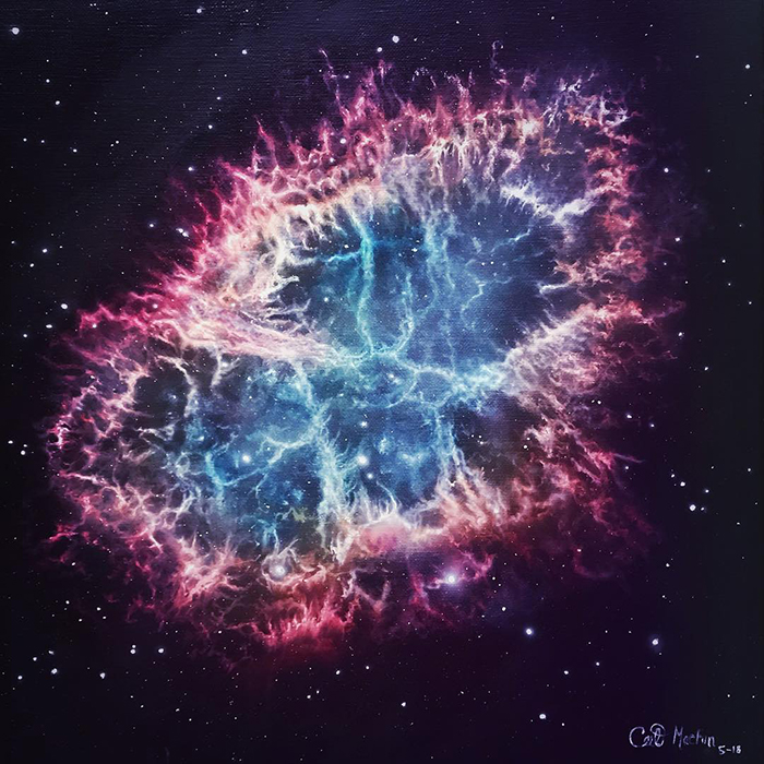 Artist Quits Desk Job To Create Mesmerizing Space Paintings, 4.5 Years Later, Her Portfolio Is Beautiful And Massive (39 Pics) Artist Quits Desk Job To Create Mesmerizing Space Paintings, 4.5 Years Later, Her Portfolio Is Beautiful And Massive (39 Pics)