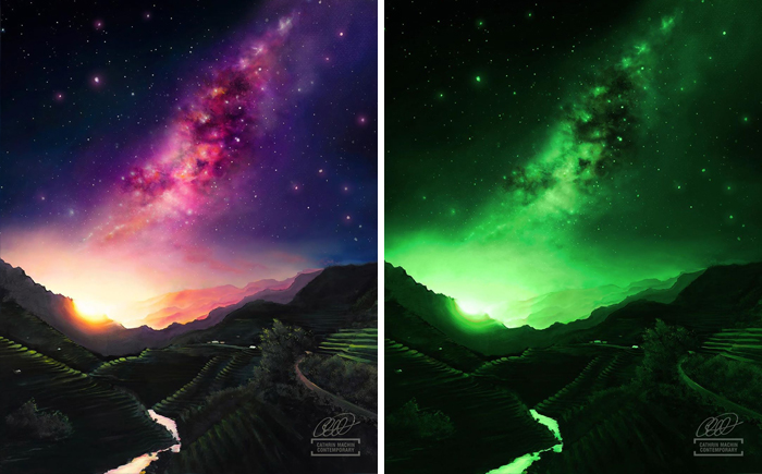 Artist Quits Desk Job To Create Mesmerizing Space Paintings, 4.5 Years Later, Her Portfolio Is Beautiful And Massive (39 Pics) Artist Quits Desk Job To Create Mesmerizing Space Paintings, 4.5 Years Later, Her Portfolio Is Beautiful And Massive (39 Pics)