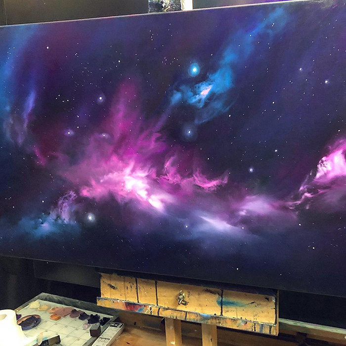 Artist Quits Desk Job To Create Mesmerizing Space Paintings, 4.5 Years Later, Her Portfolio Is Beautiful And Massive (39 Pics) Artist Quits Desk Job To Create Mesmerizing Space Paintings, 4.5 Years Later, Her Portfolio Is Beautiful And Massive (39 Pics)