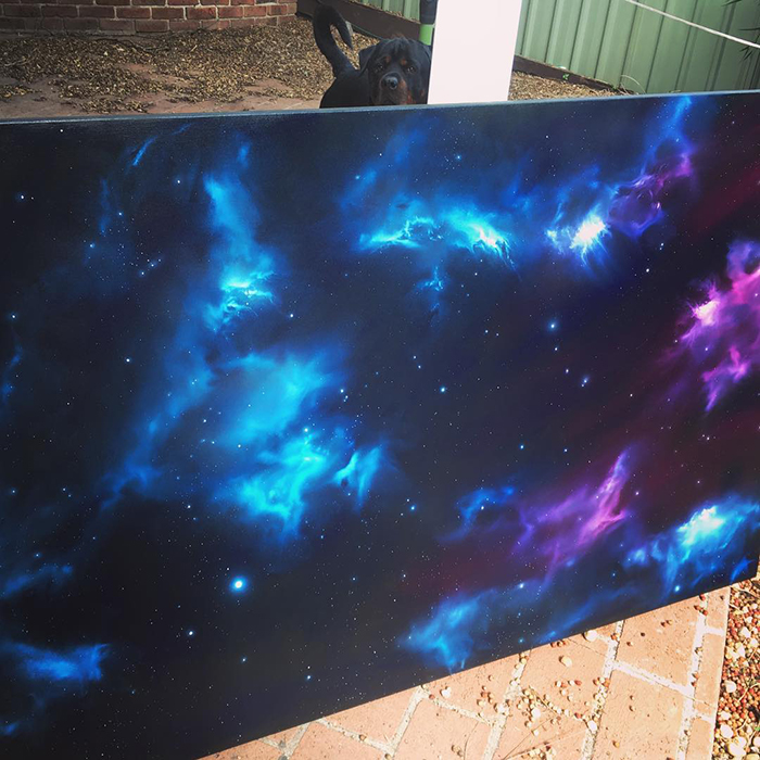 Artist Quits Desk Job To Create Mesmerizing Space Paintings, 4.5 Years Later, Her Portfolio Is Beautiful And Massive (39 Pics) Artist Quits Desk Job To Create Mesmerizing Space Paintings, 4.5 Years Later, Her Portfolio Is Beautiful And Massive (39 Pics)