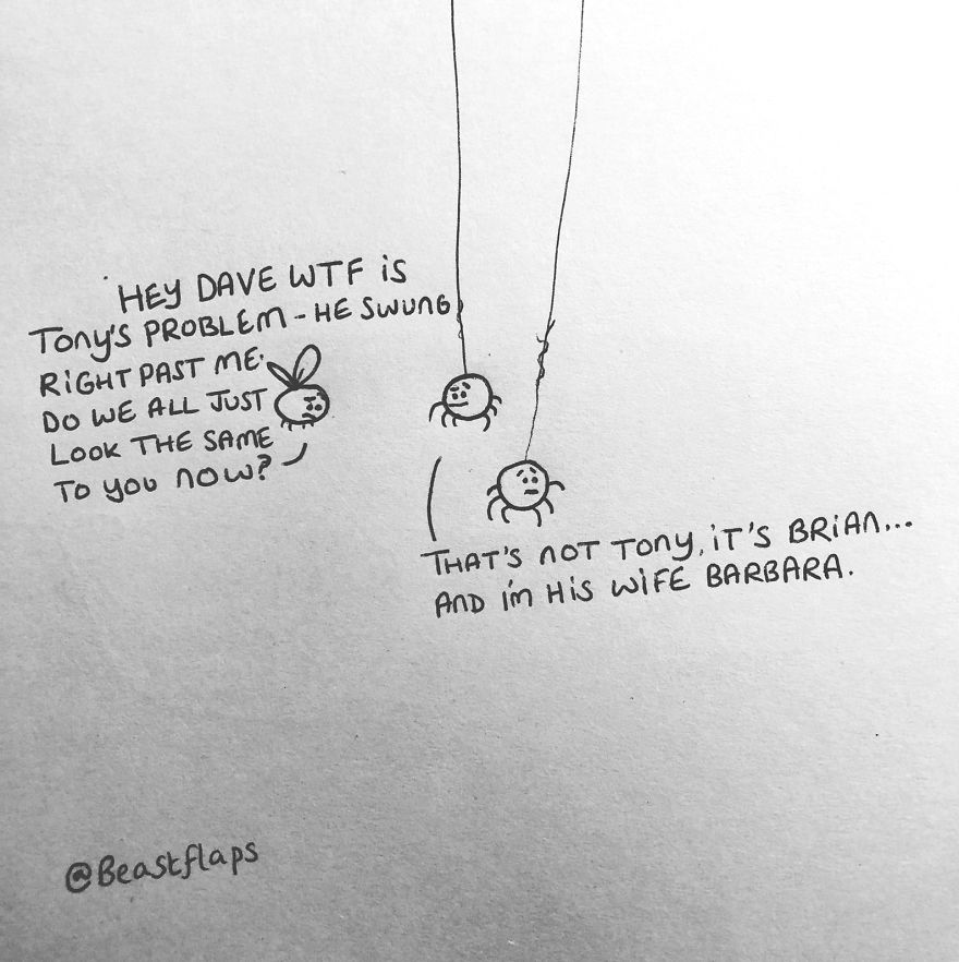 I Create Simple Doodles To Tell Short, Funny Stories (35 Pics)