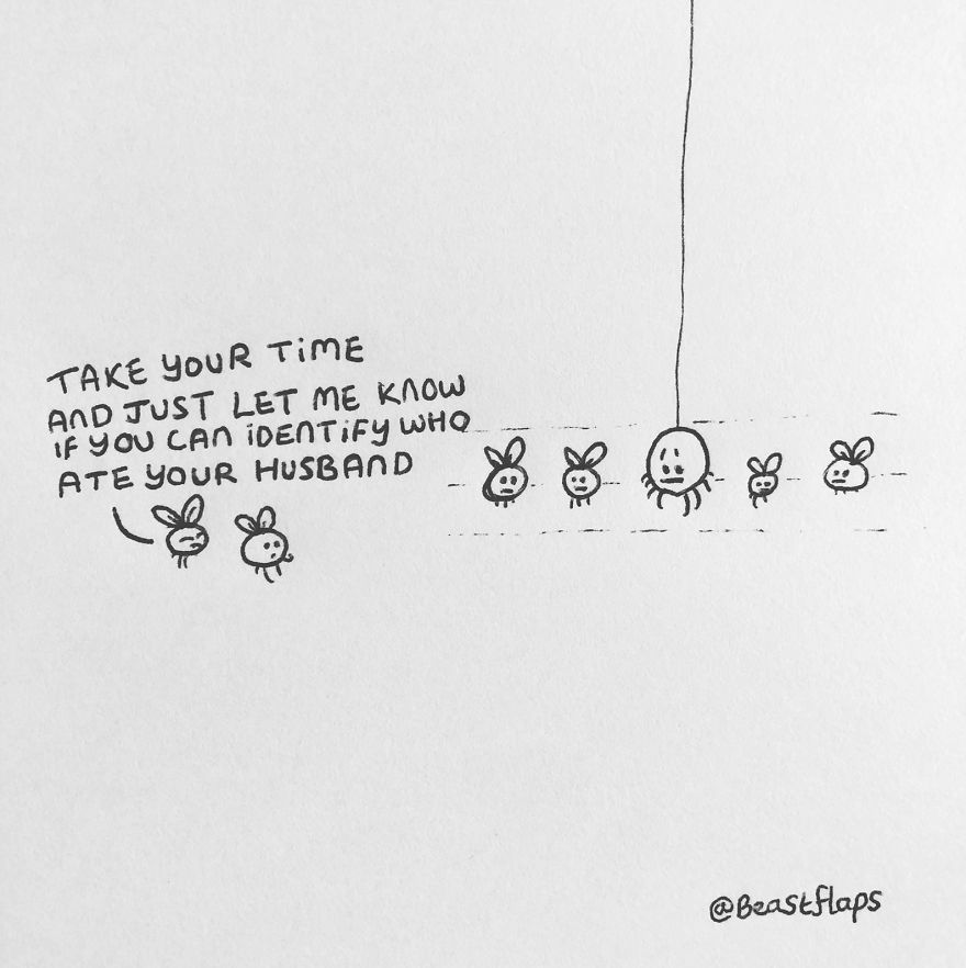 I Create Simple Doodles To Tell Short, Funny Stories (35 Pics)