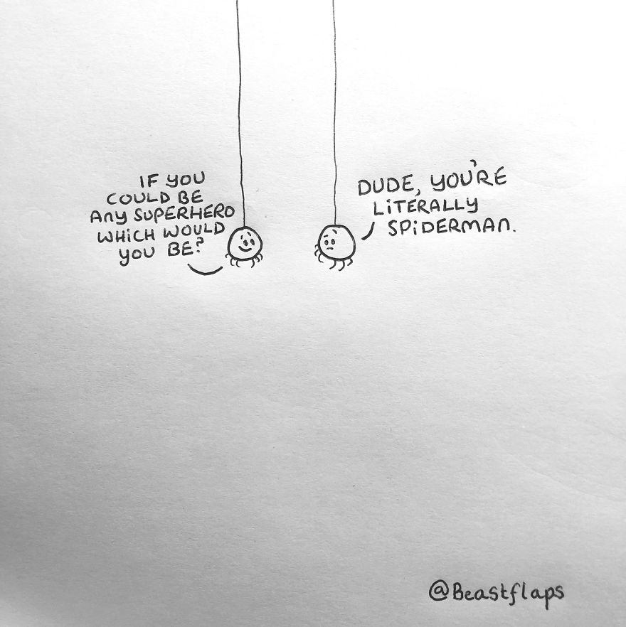 I Create Simple Doodles To Tell Short, Funny Stories (35 Pics)