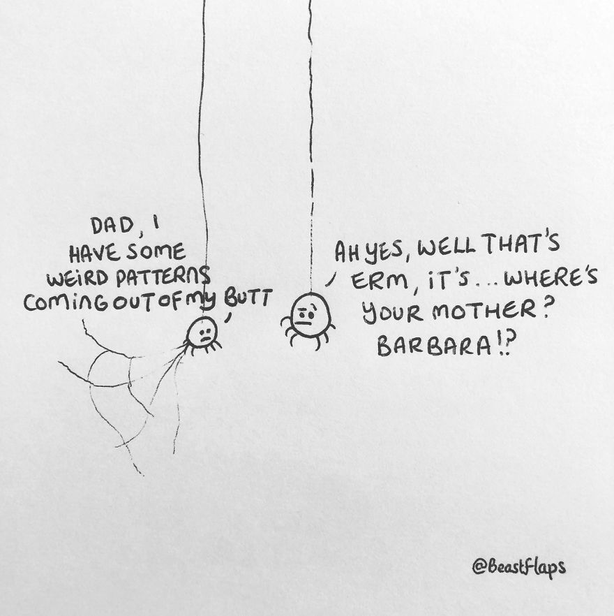 I Create Simple Doodles To Tell Short, Funny Stories (35 Pics)