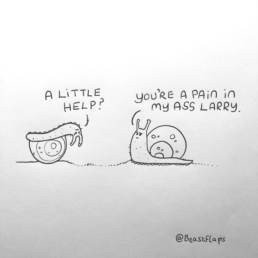 I Create Simple Doodles To Tell Short, Funny Stories (35 Pics)