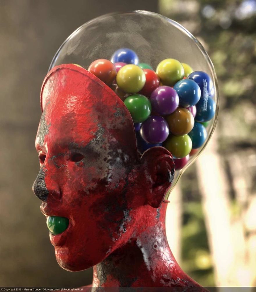 86 Bizarre Surrealistic 3D Human Sculptures By Marcus Conge 86 Bizarre Surrealistic 3D Human Sculptures By Marcus Conge