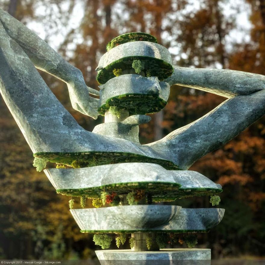 86 Bizarre Surrealistic 3D Human Sculptures By Marcus Conge 86 Bizarre Surrealistic 3D Human Sculptures By Marcus Conge