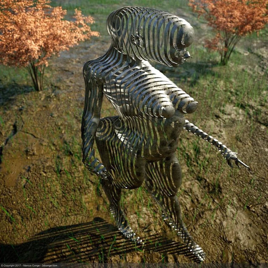 86 Bizarre Surrealistic 3D Human Sculptures By Marcus Conge 86 Bizarre Surrealistic 3D Human Sculptures By Marcus Conge