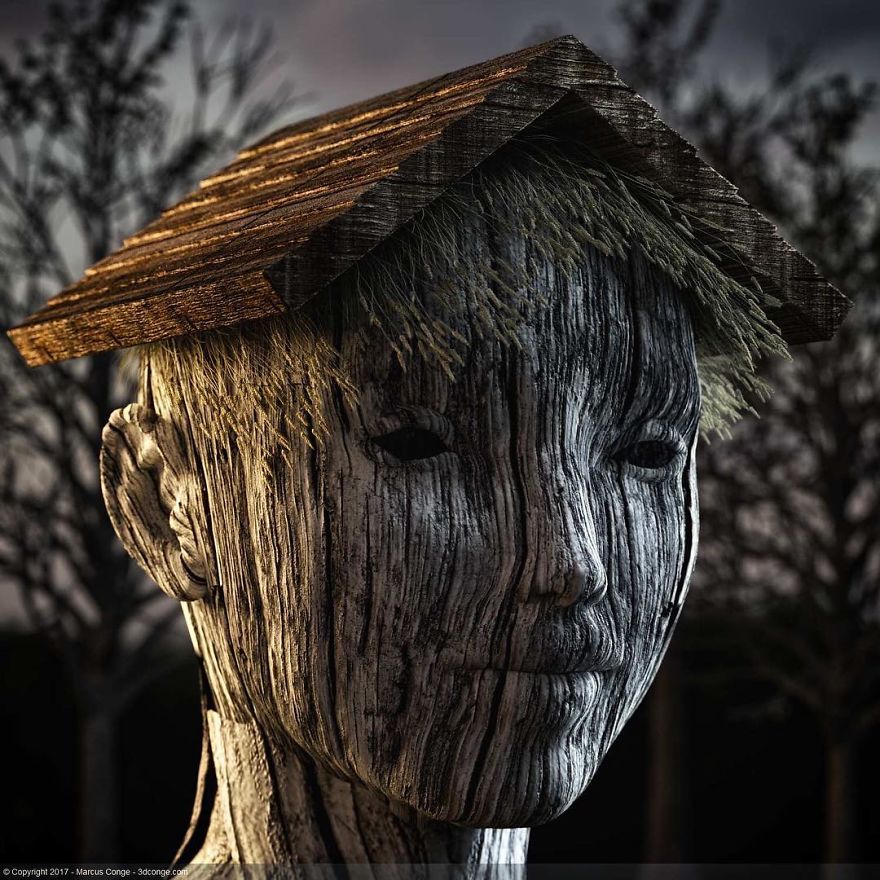 86 Bizarre Surrealistic 3D Human Sculptures By Marcus Conge 86 Bizarre Surrealistic 3D Human Sculptures By Marcus Conge