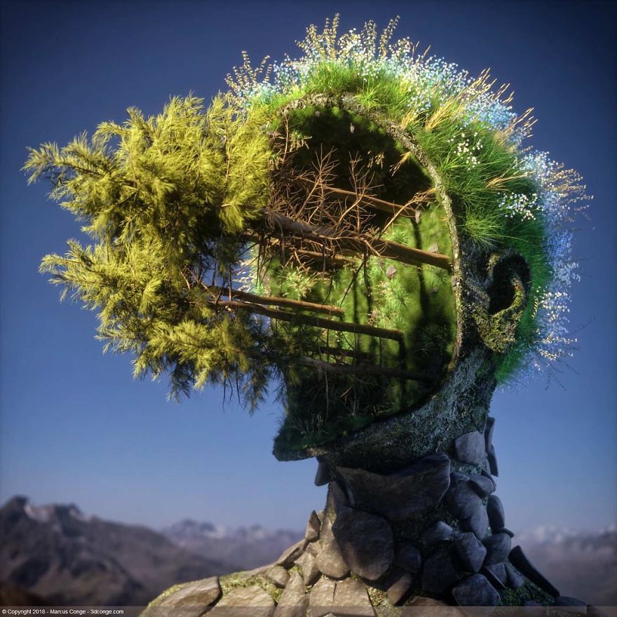 86 Bizarre Surrealistic 3D Human Sculptures By Marcus Conge 86 Bizarre Surrealistic 3D Human Sculptures By Marcus Conge