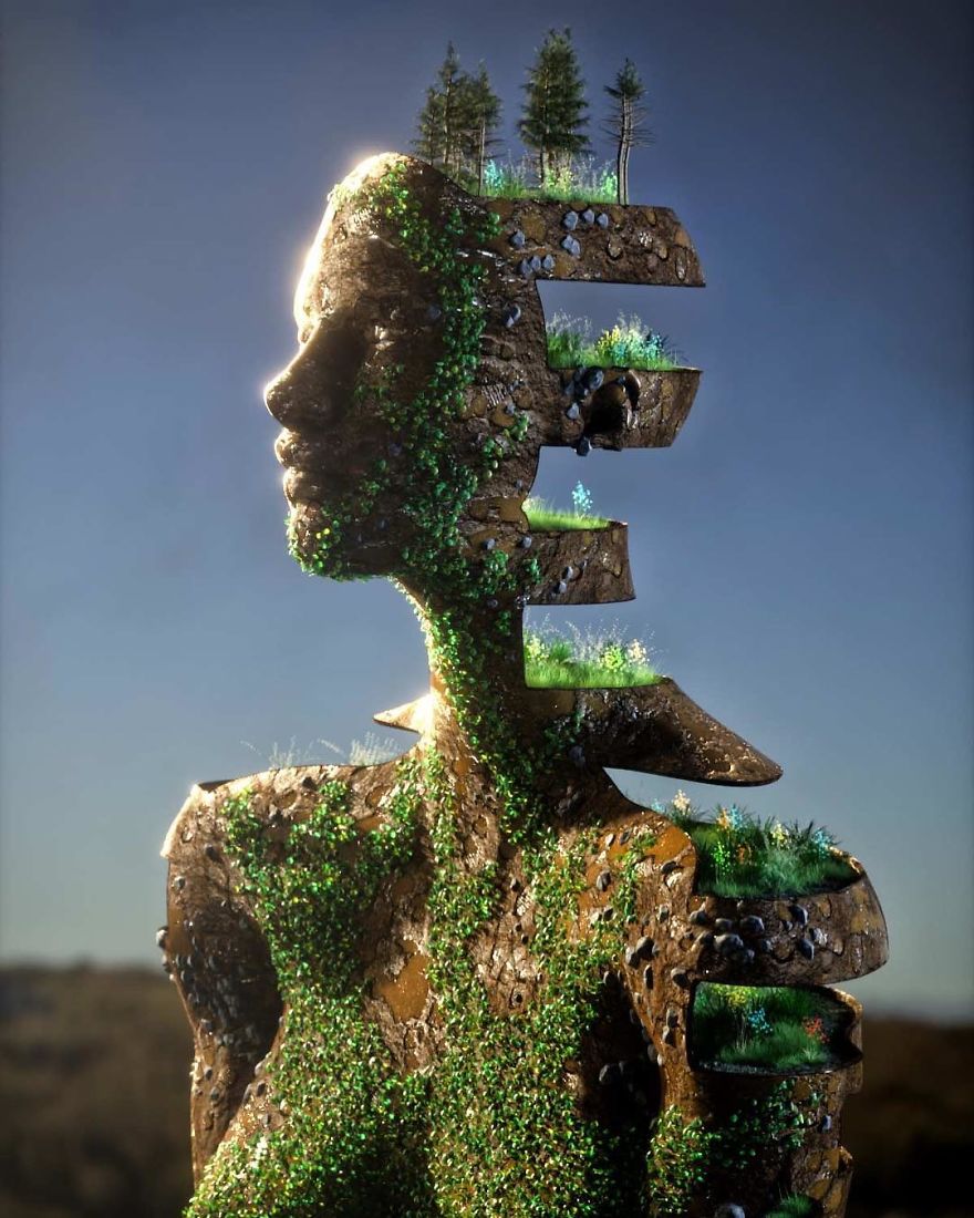 86 Bizarre Surrealistic 3D Human Sculptures By Marcus Conge 86 Bizarre Surrealistic 3D Human Sculptures By Marcus Conge