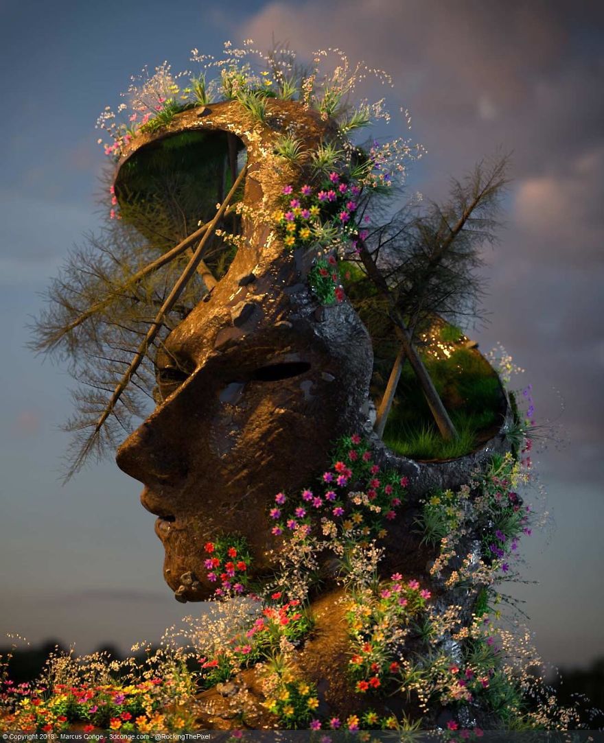 86 Bizarre Surrealistic 3D Human Sculptures By Marcus Conge 86 Bizarre Surrealistic 3D Human Sculptures By Marcus Conge