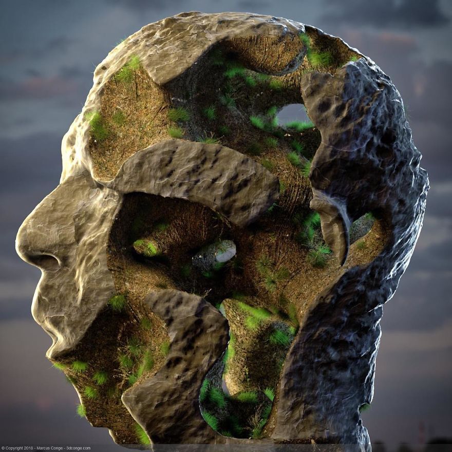 86 Bizarre Surrealistic 3D Human Sculptures By Marcus Conge 86 Bizarre Surrealistic 3D Human Sculptures By Marcus Conge