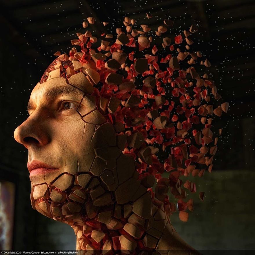 86 Bizarre Surrealistic 3D Human Sculptures By Marcus Conge 86 Bizarre Surrealistic 3D Human Sculptures By Marcus Conge