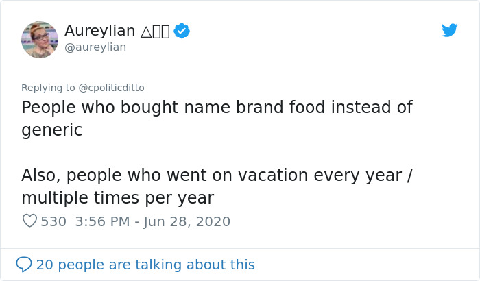 People Share Things They Thought Were Indicators Of Wealth When They Were Kids (30 Tweets) People Share Things They Thought Were Indicators Of Wealth When They Were Kids (30 Tweets)