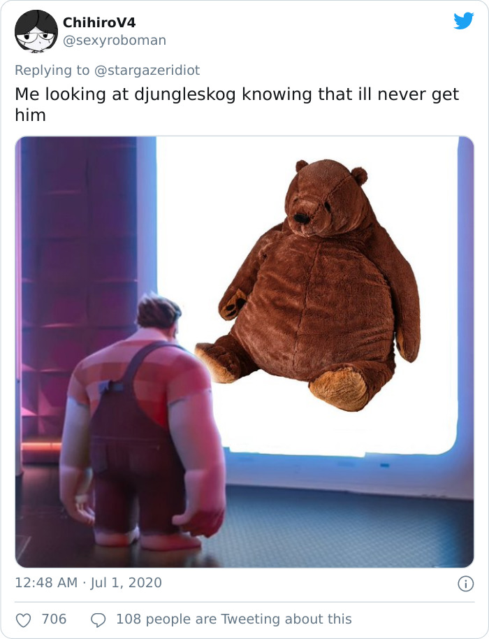 IKEA Released An Adorable Plush Bear And People Are Losing Their Minds Over It IKEA Released An Adorable Plush Bear And People Are Losing Their Minds Over It