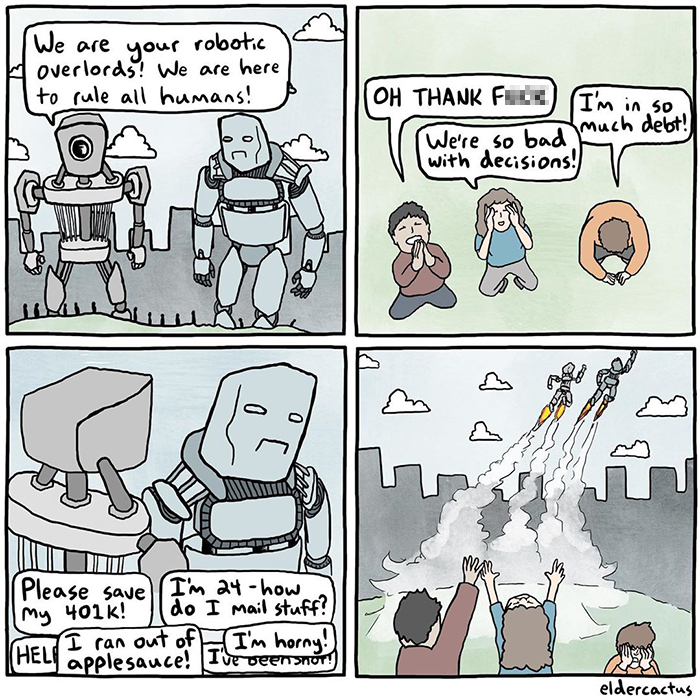 Artist With A Wonderfully Absurd Sense Of Humor Shares His Hilarious Comic Strips (30 Pics) Artist With A Wonderfully Absurd Sense Of Humor Shares His Hilarious Comic Strips (30 Pics)