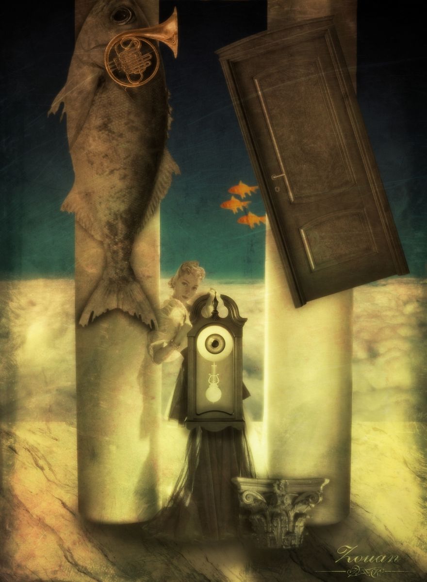 I Combined Vintage Pictures With My Surrealistic Imagination (13 Pics) I Combined Vintage Pictures With My Surrealistic Imagination (13 Pics)