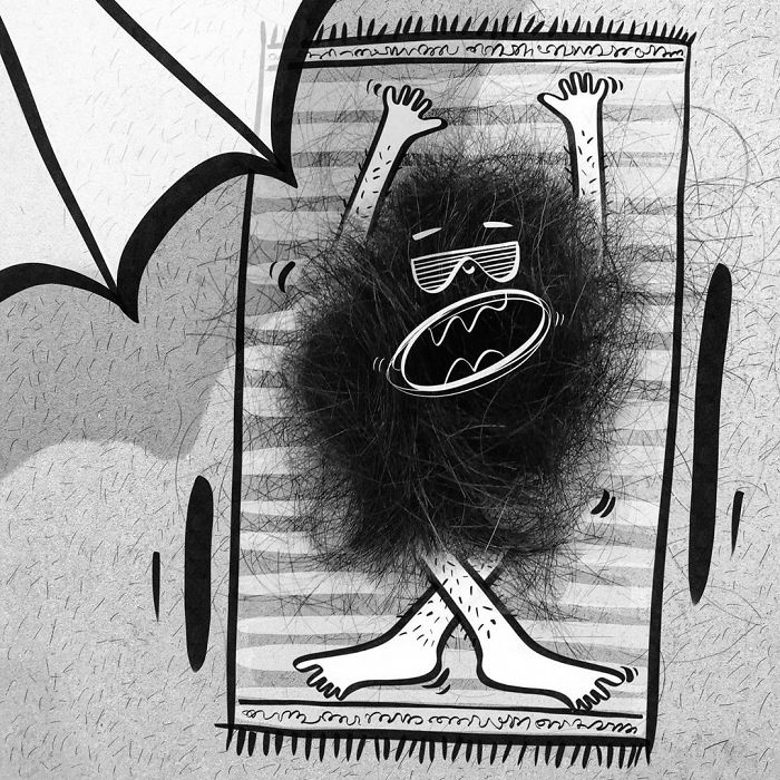 My Literally “Hairy” Illustrations About Quarantine Struggles (34 Pics) My Literally “Hairy” Illustrations About Quarantine Struggles (34 Pics)