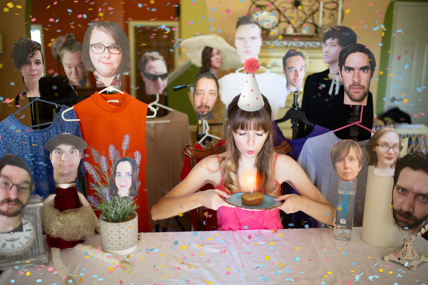 Isolation Made Me Innovative Or Downright Insane, So I Organized My Quarantine Birthday Party (15 Pics) Isolation Made Me Innovative Or Downright Insane, So I Organized My Quarantine Birthday Party (15 Pics)