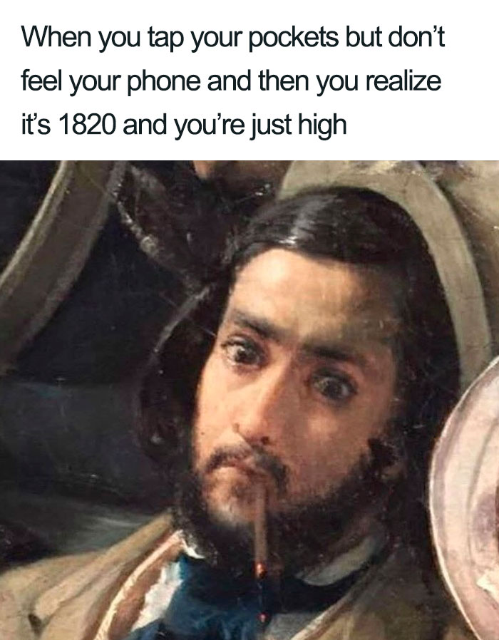 50 Classic Art Memes That Prove Nothing Has Changed In 100s Of Years (New Pics)