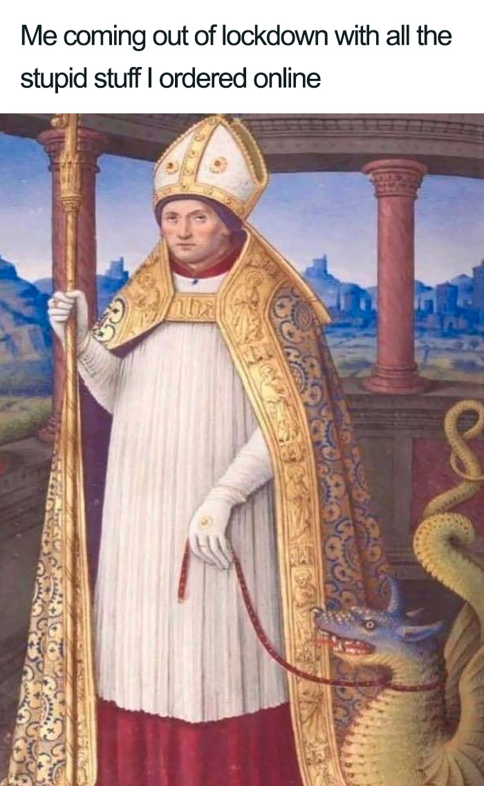 50 Classic Art Memes That Prove Nothing Has Changed In 100s Of Years (New Pics)