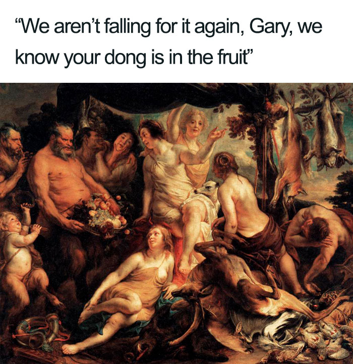 50 Classic Art Memes That Prove Nothing Has Changed In 100s Of Years (New Pics)