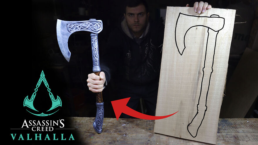 I Made Wooden Axe Inspired By The Assassin’s Creed Valhalla I Made Wooden Axe Inspired By The Assassin’s Creed Valhalla